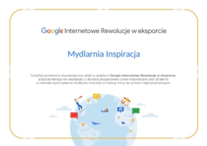 dyplom Mydlarnia Inspiracja rewolucje w eksporcie