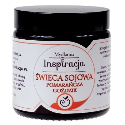 świeca sojowa pomarańcza