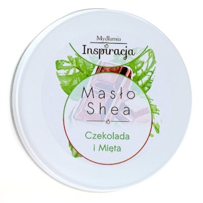 masło shea czekolada i mięta